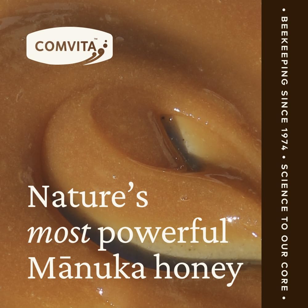 Comvita Manuka Honey (UMF 20+, MGO 829+) New Zealand’s #1 Manuka Brand | Highest Grade, Superfood for Gut & Immune Support | Raw, Wild, Non-GMO | 8.8 oz