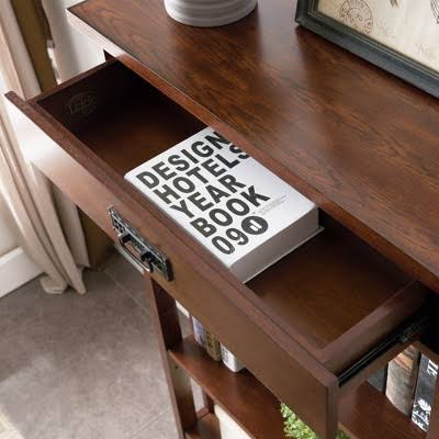 Leick Furniture Mission Slatted Bookcase, Brown