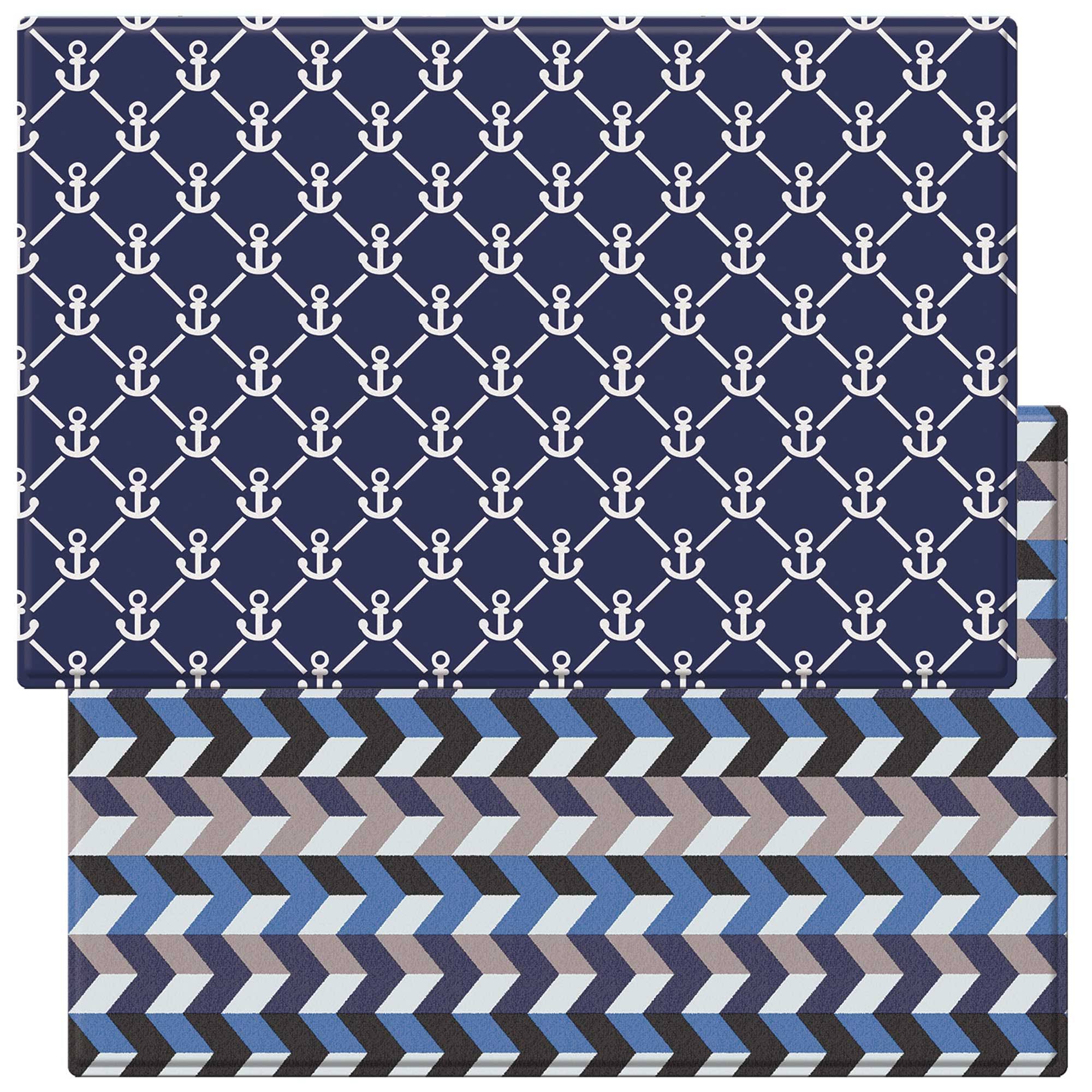 Baby Care Reversible Anchors Playmat in Blue