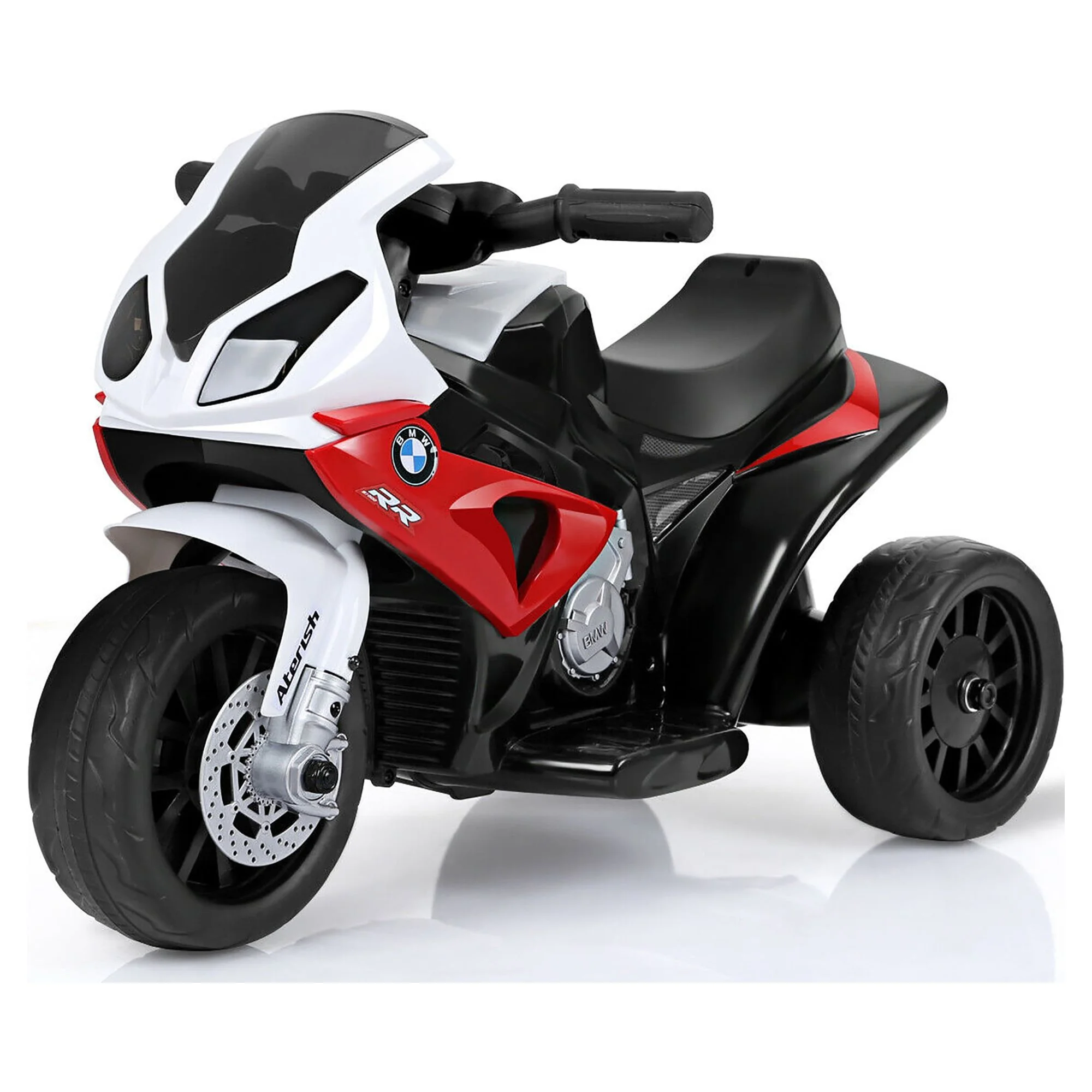 Costway Kids Ride On Motorcycle BMW Licensed 6V Electric 3 Wheels Bicycle with Music & Light (Suitable for 18-36 Months Age)
