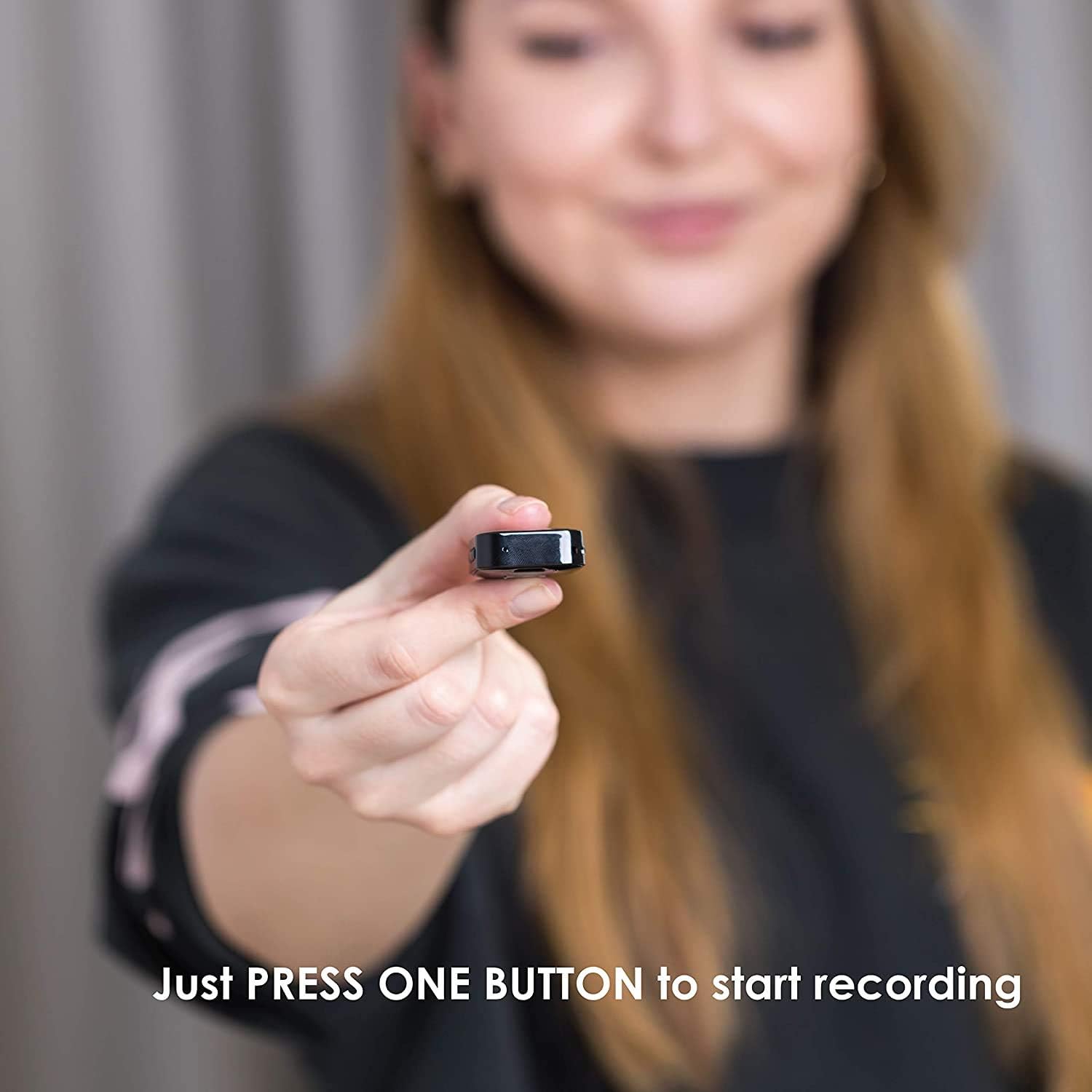 Mini Voice Recorder - Voice Activated Recording - 512 Hours Recording Capacity, Up to 24 Hours Battery Life, Password Protection, Easy to Use, Up to 1536 kBps - Patented by ATTO Digital Pack of 2