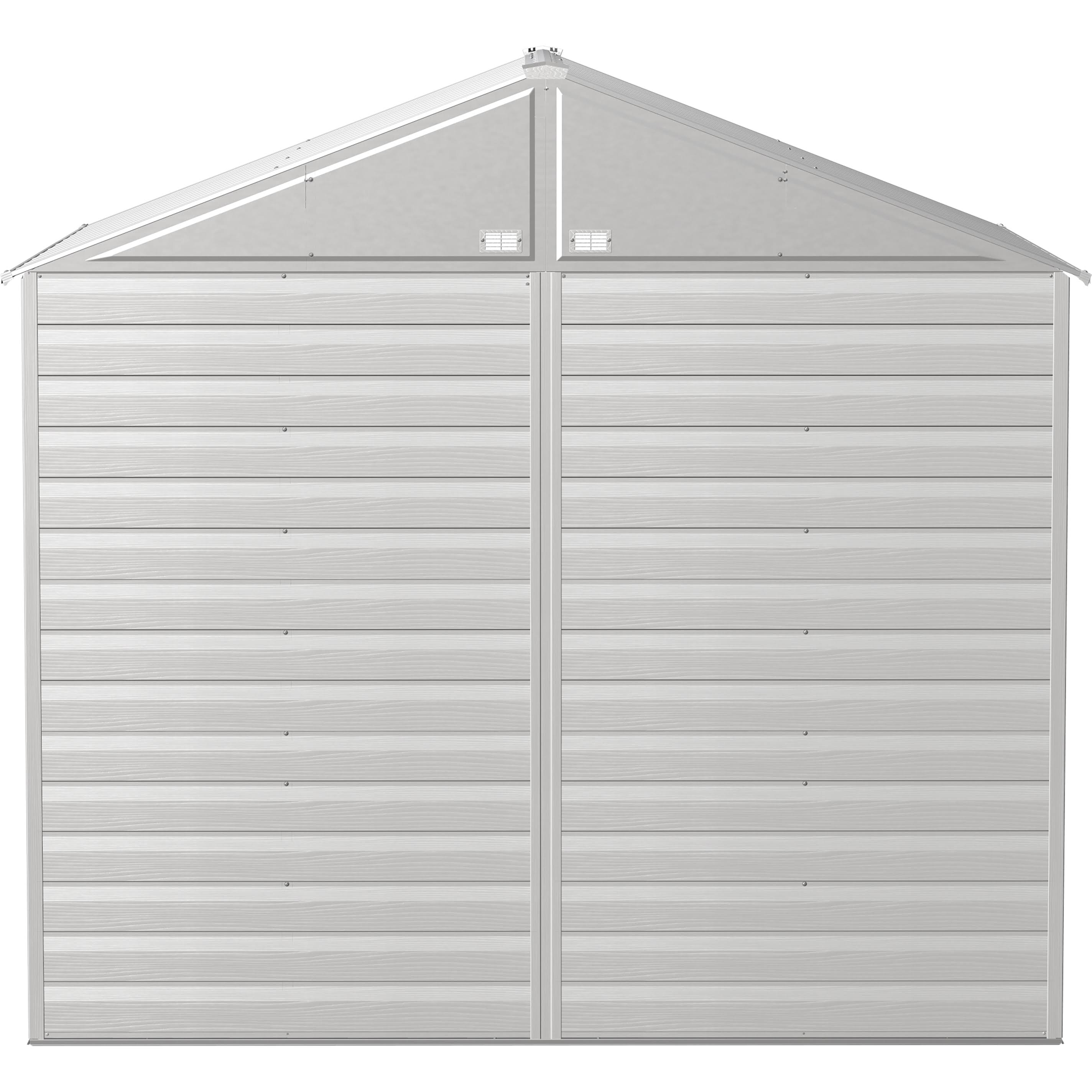 Arrow Select Steel Storage Shed, 8x8 Flute Grey