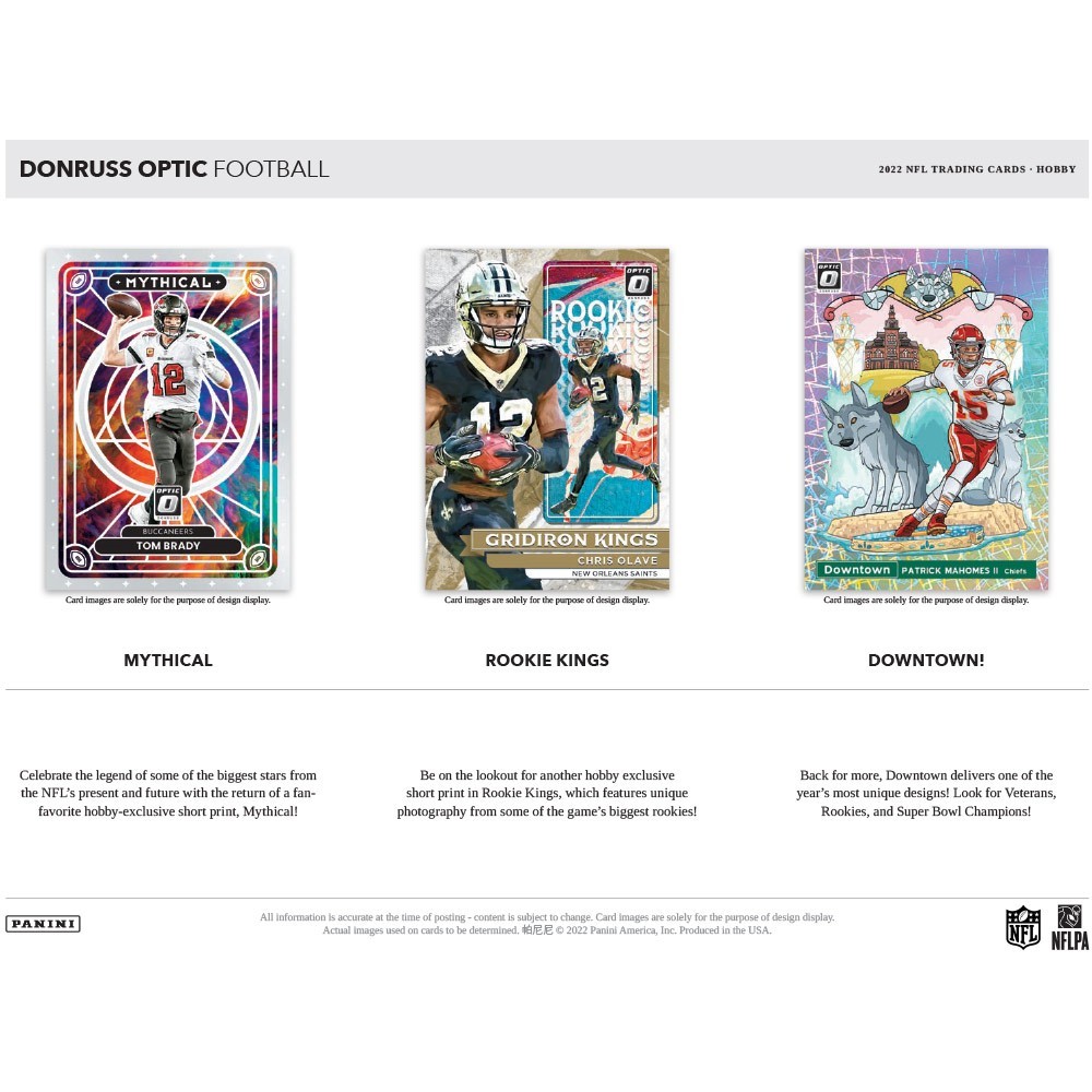 2022 Panini Donruss Optic Football Hobby Box
