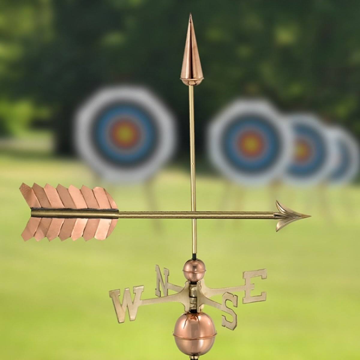 Good Directions - Arrow Polished Copper Weathervane