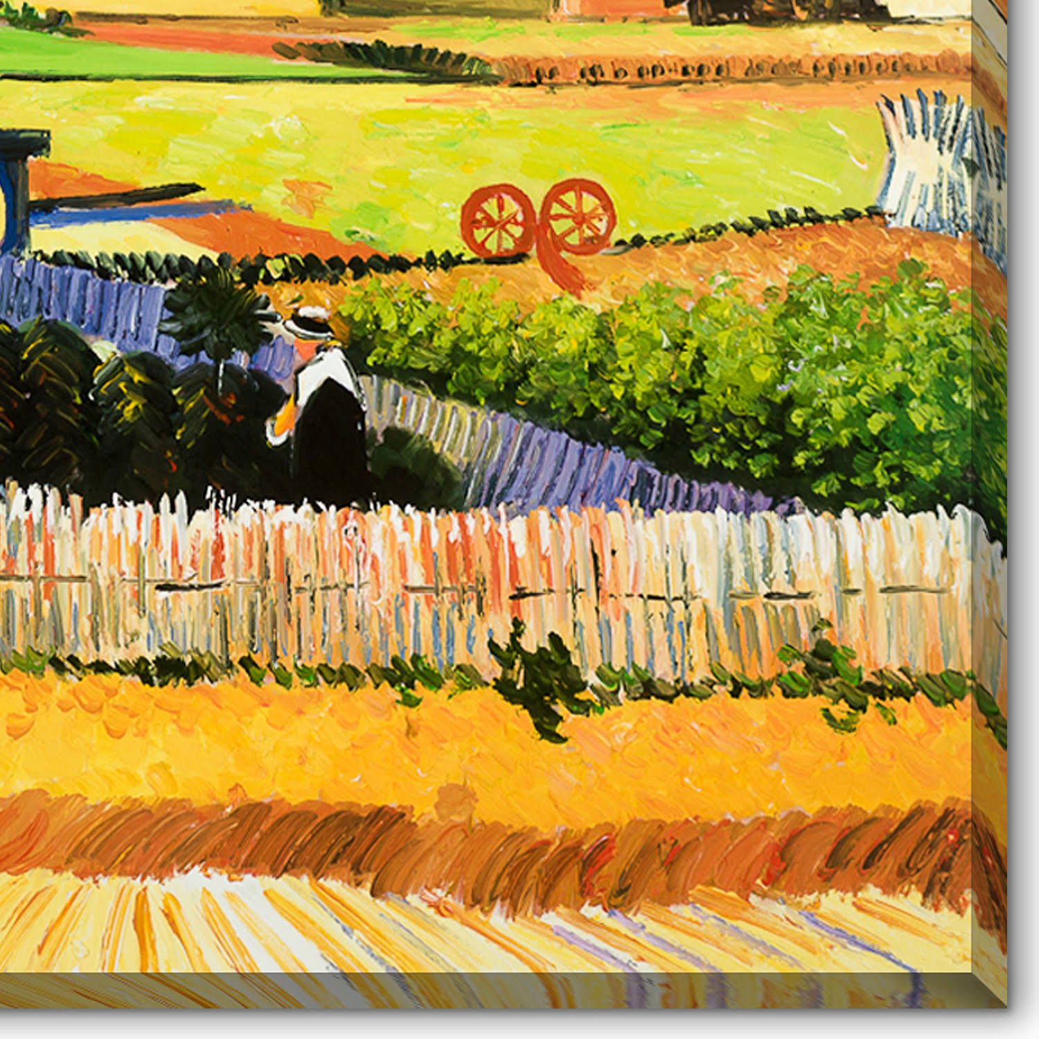 overstockArt The Harvest by Van Gogh with Gallery Wrap - 24x36 inch Canvas