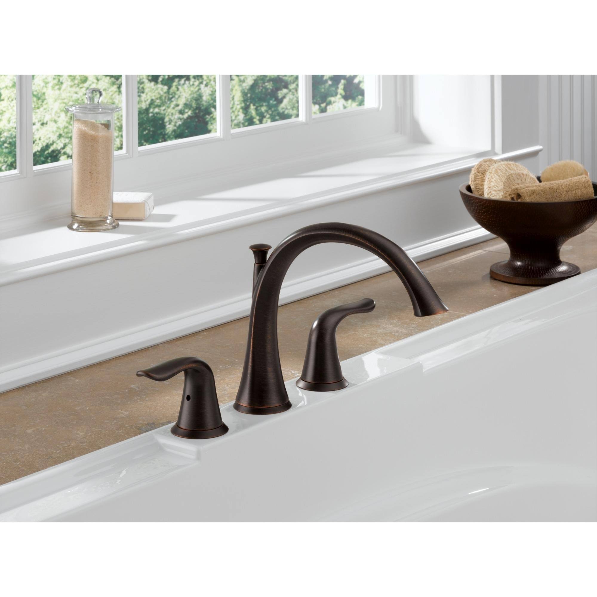 Delta T2738-RB Lahara Roman Tub TRIM, Venetian Bronze