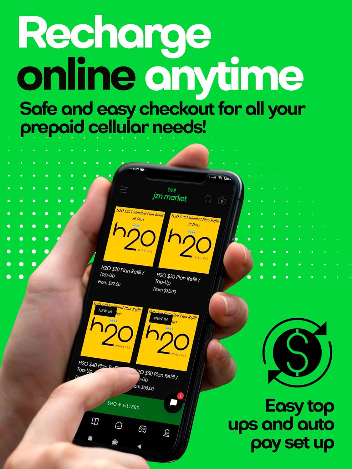 H2O Wireless SIM Card $30 Plan — Preloaded Triple-Cut SIM with Unlimited Data & International Talk & Text and 6GB High-Speed 4G LTE/5G Data Coverage (120-Day Plan)