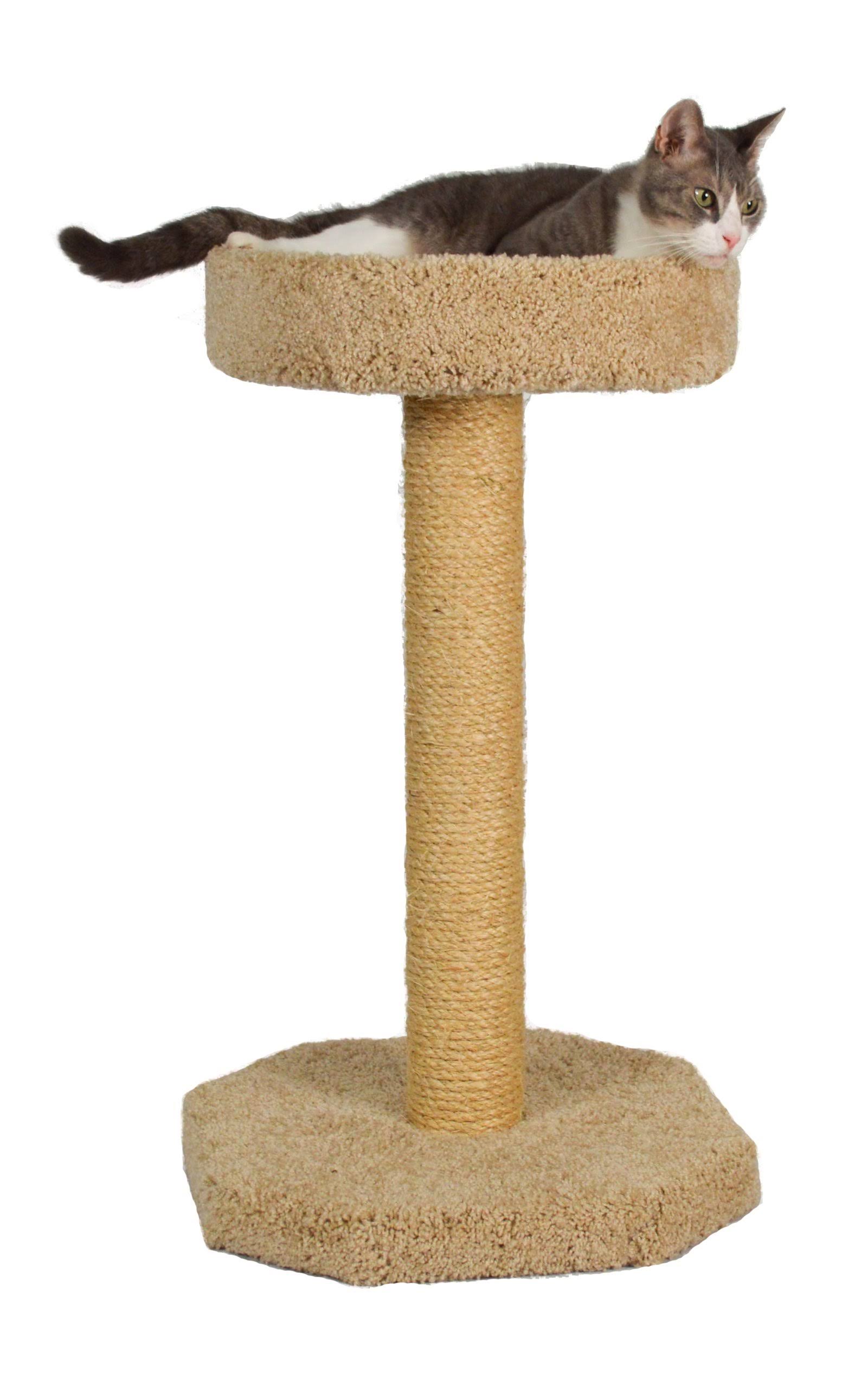 Molly and Friends Bed Sisal Scratching Post, Beige