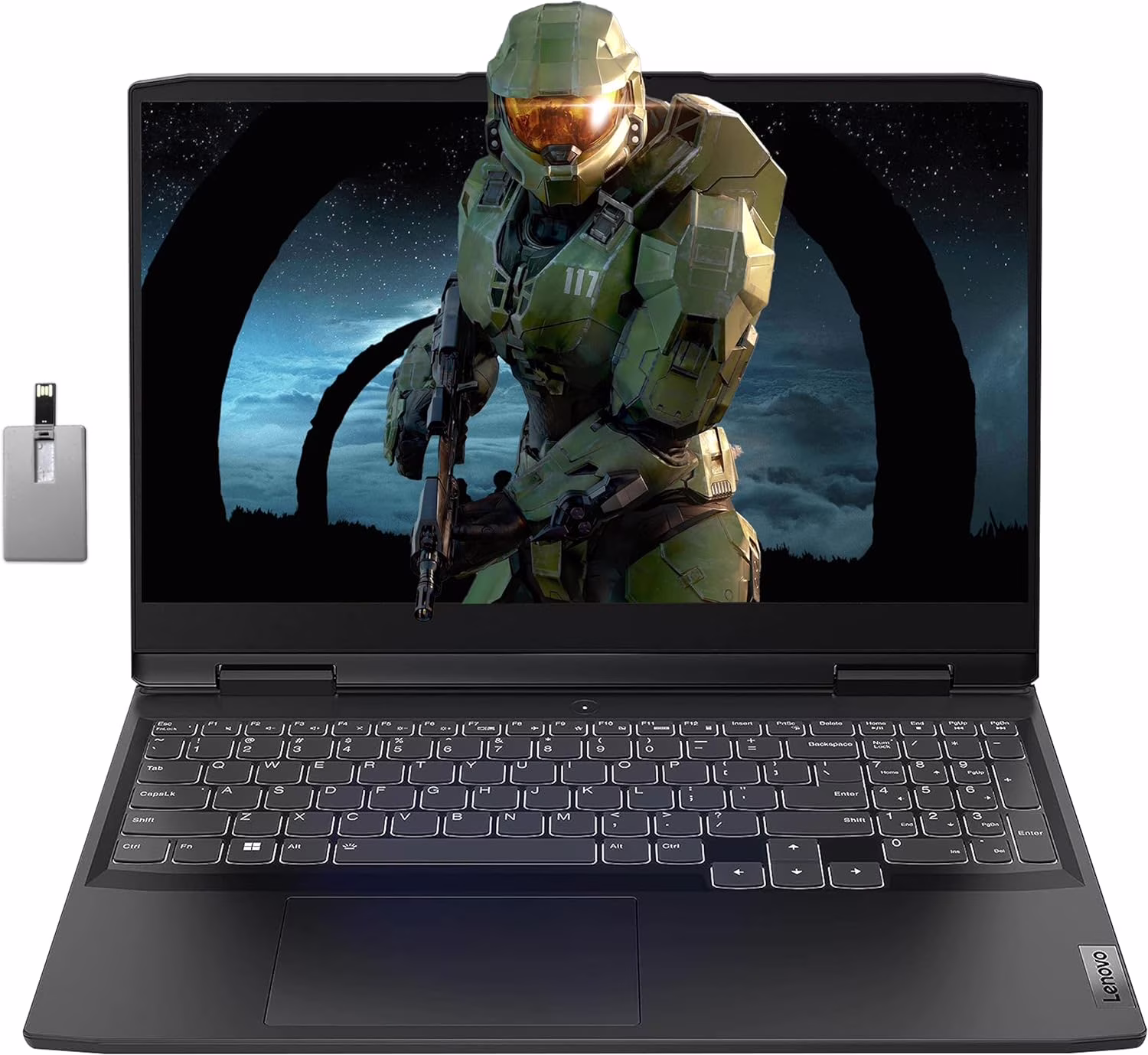 Lenovo IdeaPad Gaming 3 15.6" 120Hz Gaming Laptop, AMD Ryzen 5 6600H, 64GB RAM, 2TB PCIe SSD, NVIDIA GeForce RTX 3050, Backlit Keyboard, Onyx Gray, Windows 11, 32GB Hotface USB Card