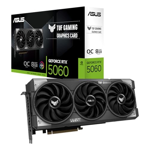 ASUS The SFF-Ready Prime GeForce RTX™ 5060 8GB GDDR7 OC Edition Graphics Card (PCIe® 5.0, 8GB GDDR7, HDMI®/DP 2.1, 2.5-Slot, Axial-tech Fans, Dual BIOS)