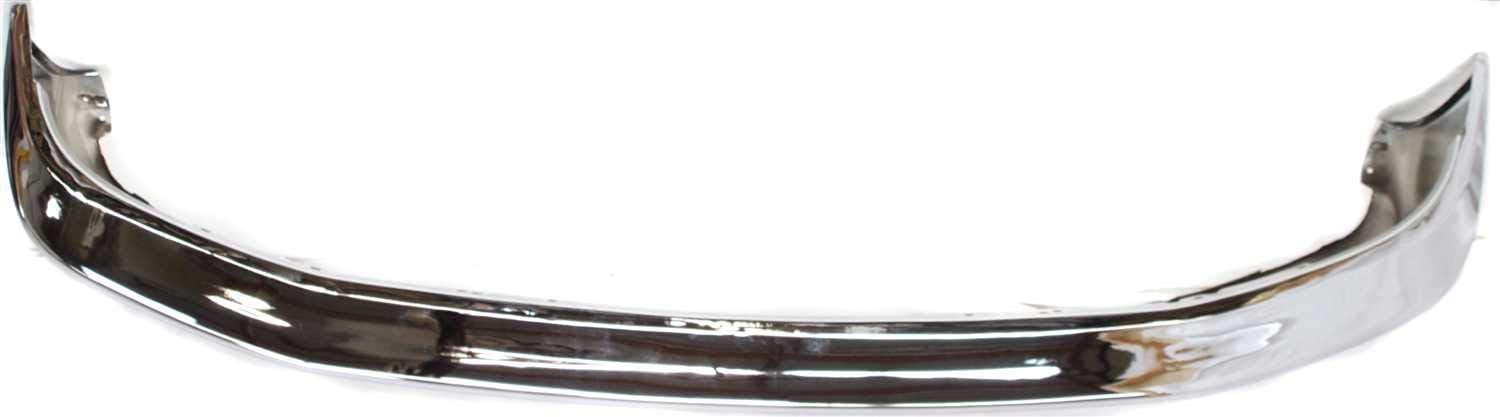 Evan-Fischer Front Bumper Compatible with 1992-1996 Ford F-150 / F-250 / Bronco Chrome