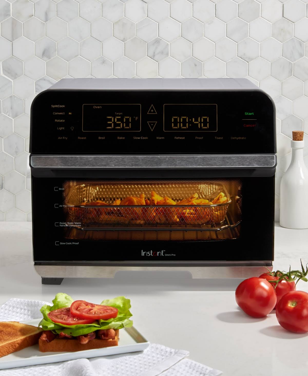 Instant Pot - Omni Pro 14-in-1 Air Fryer Toaster Oven Combo 18L - Blac