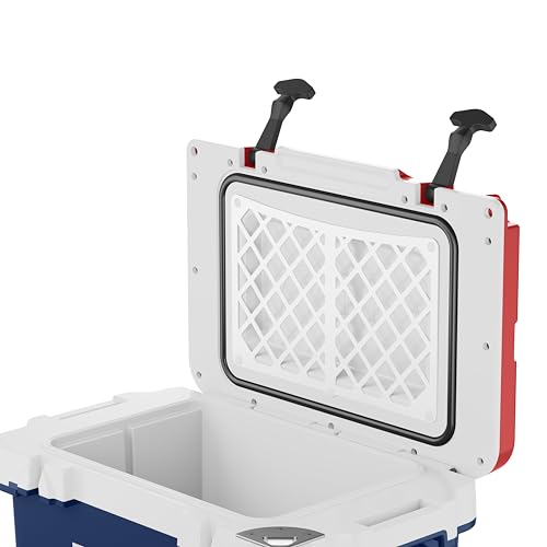 RTIC 22 QT Ultra-Light Wheeled Cooler with Handle, Hard Insulated Portable Ice Chest Box for Beach, Drink, Beverage, Camping, Picnic, Fishing, Boat, Barbecue