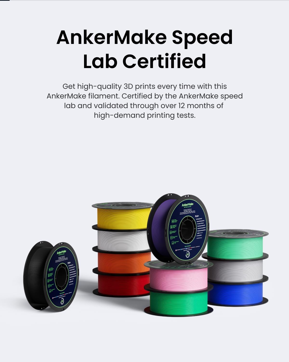 AnkerMake M5C 3D Printer, AnkerMake PLA+ 3D Printing Filament and Accessory Set