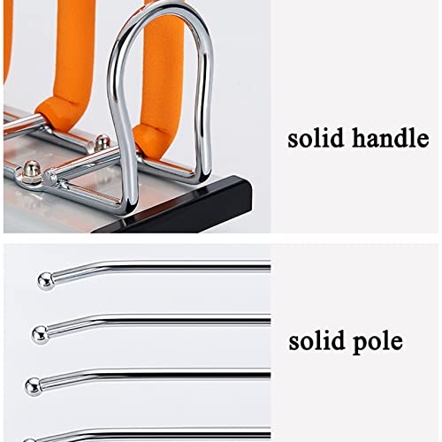 lhx Pull-Out Pant Rack Telescopic Wardrobe Hanging Pants Top Mount Double Row 18 Arm Steel Pull-Out Pant Rack Style Clothes Organizer Saves Space and Storage (Color : Black)