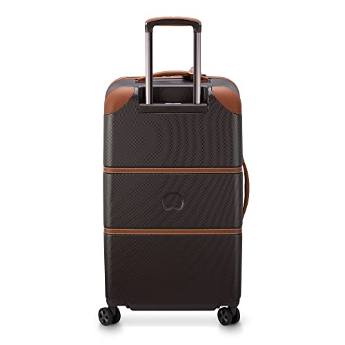 DELSEY PARIS Chatelet Air 2.0 Hardside Luggage with Spinner Wheels, Angora, Checked-Large 28 Inch
