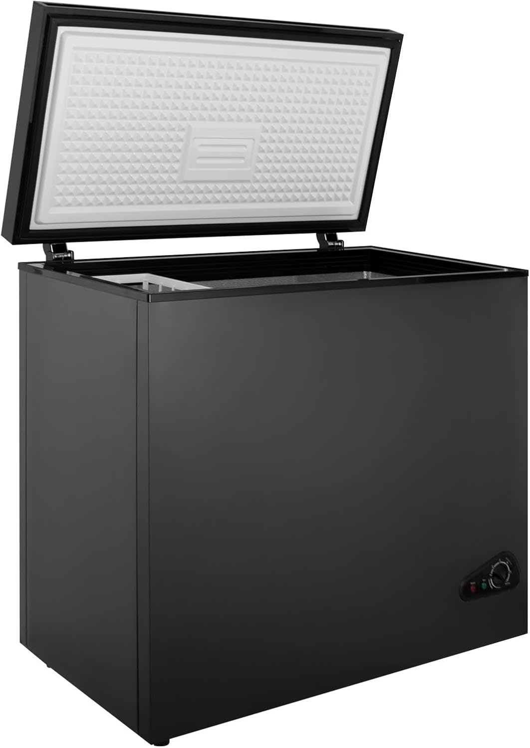 7.0 Cu Ft Chest Freezer Compact Deep Freezer with 7 Adjustable Temperature, Large Chest Freezer with 2 Removable Storage Basket, Energy Saving Low Noise Top Open Door for Garage, Office