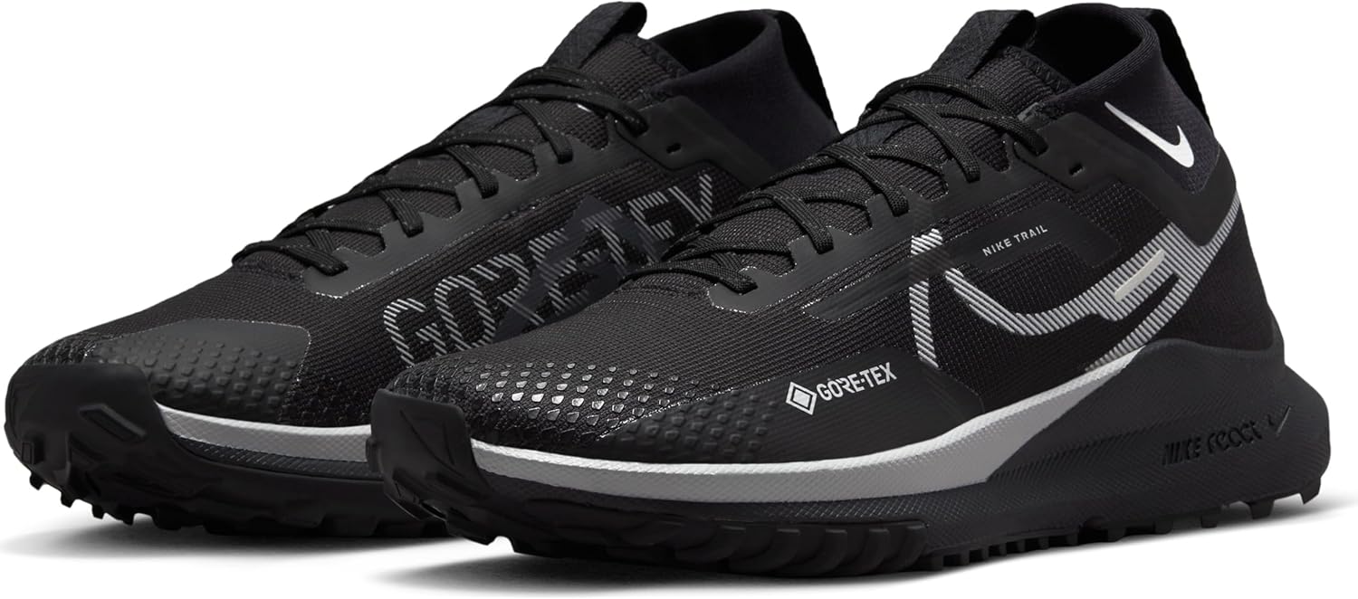 NIKE Men's Trail Running Shoe, Black Wolf Grey Reflect Silver, 11
