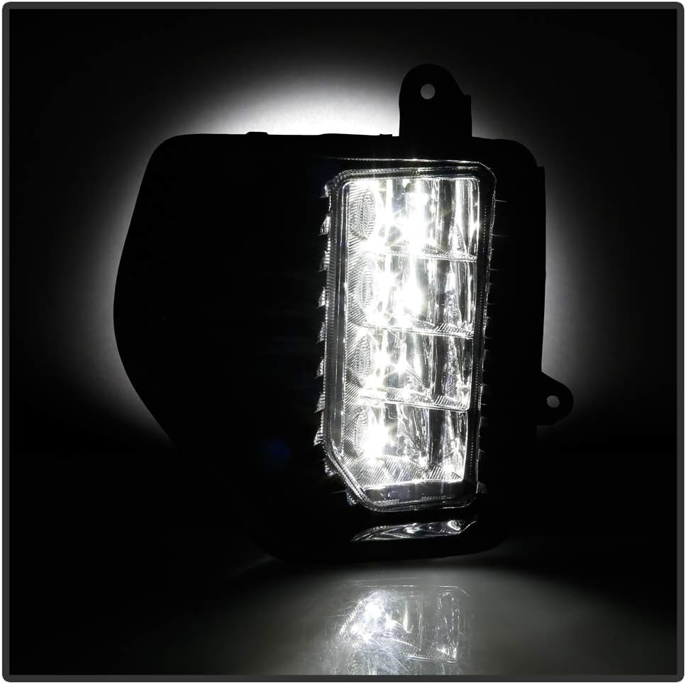 ACANII - For 2019-2020 GMC Sierra 1500 Denali (New Gen) LED Bumer Fog Lights Driving Lamps w/Switch Assembly Left+Right