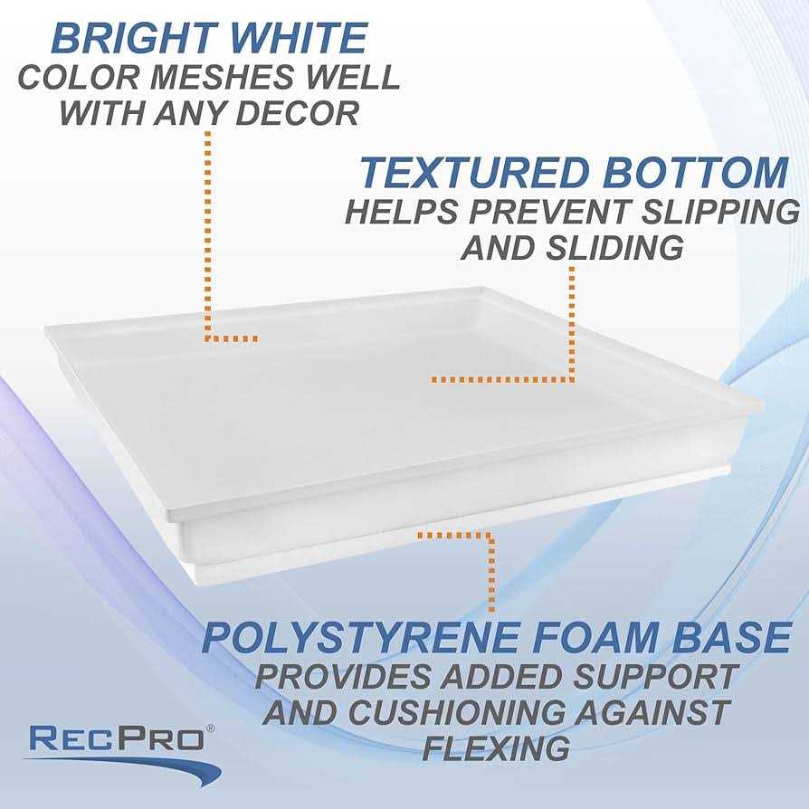 RecPro® RV Shower Pan 27 x 24 x 4 Corner Drain in White - Shop Hardware Tools Online Store