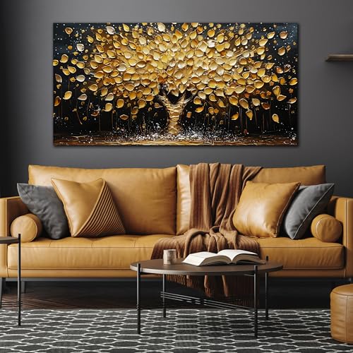 Large Abstract Canvas Wall Art Black and White Geometric Theme Picture Framed Canvas Prints Ready to Hang for Living Room Bedroom Home Office Size 30x60 Inch