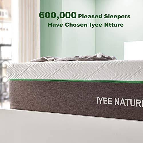Queen Size Mattress, 10 inch Iyee Nature Cooling-Gel Memory Foam Matt