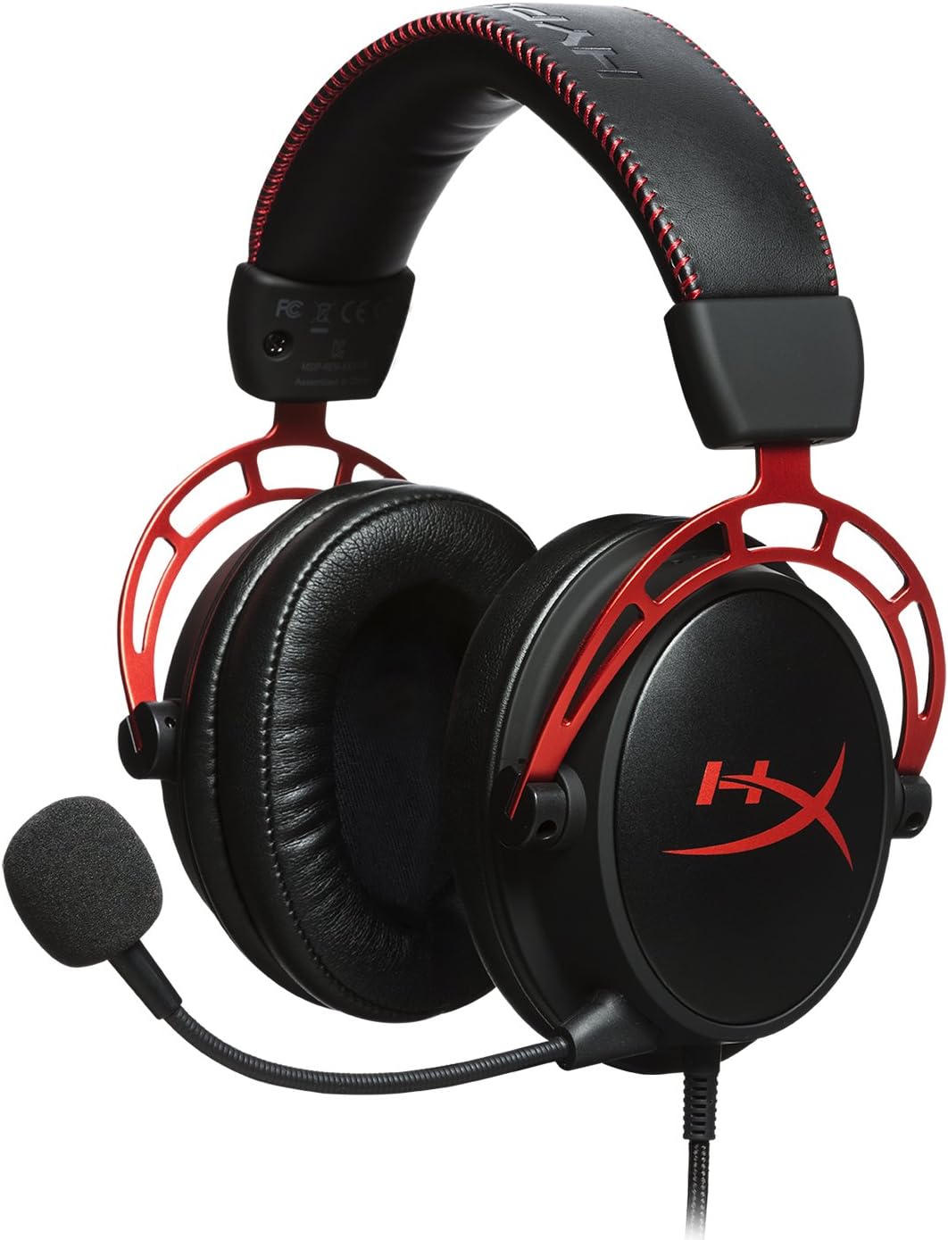 HyperX Cloud Alpha S - PC Gaming Headset, 7.1 Surround Sound, Adjustable Bass, Dual Chamber Drivers, Chat Mixer, Breathable Leatherette, Memory Foam, and Noise Cancelling Microphone – Blackout