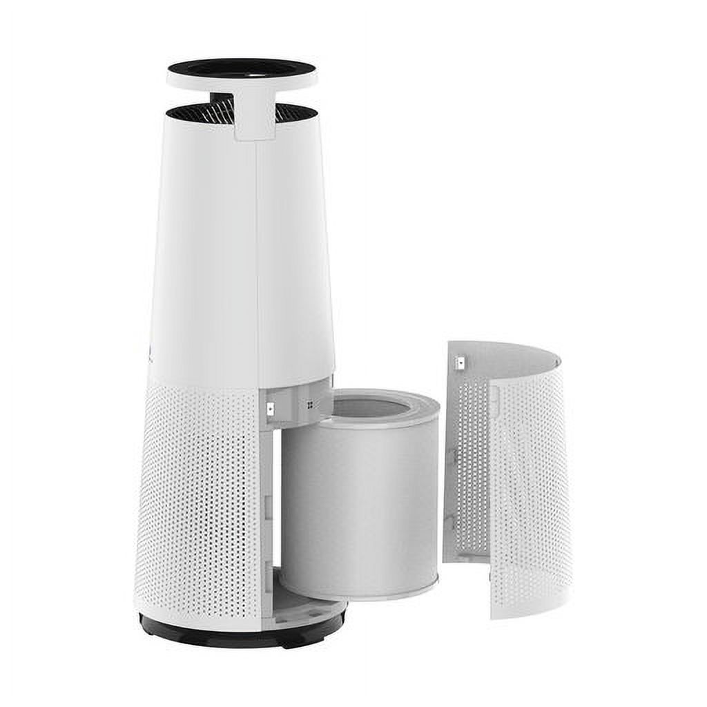 DH Lifelabs Sciaire + HEPA Air Purifier | Ions Actively Clean & Deodorize Air | Eliminates 99.97% of Bacteria & Viruses | H13 HEPA Purifier Filter for Allergies Pets | Large Room Home | White