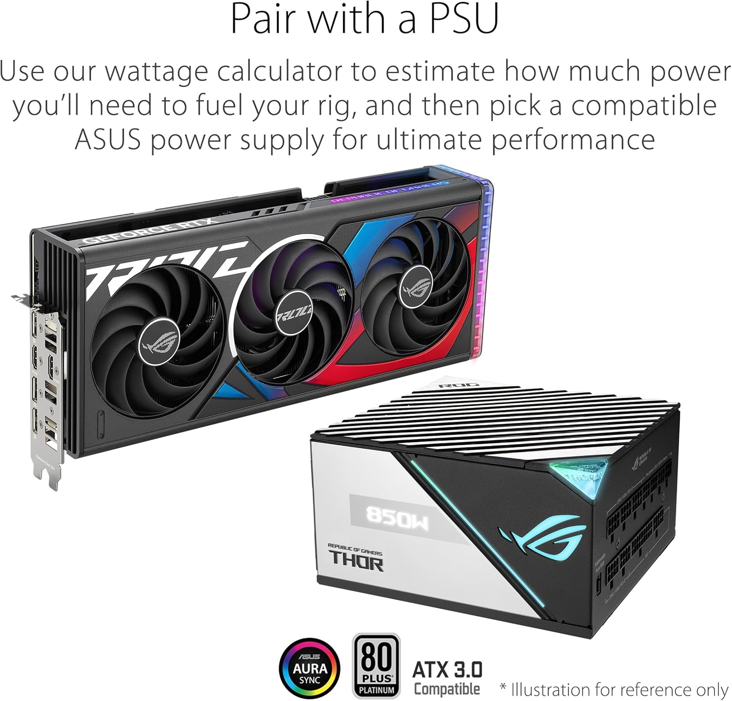 ASUS ROG Strix GeForce RTX™ 4070 Ti SUPER Gaming Graphics Card (PCIe 4.0, 16GB GDDR6X, DLSS 3, HDMI 2.1a, DisplayPort 1.4a, Massive vented backplate, Power sensing, Aura Sync)