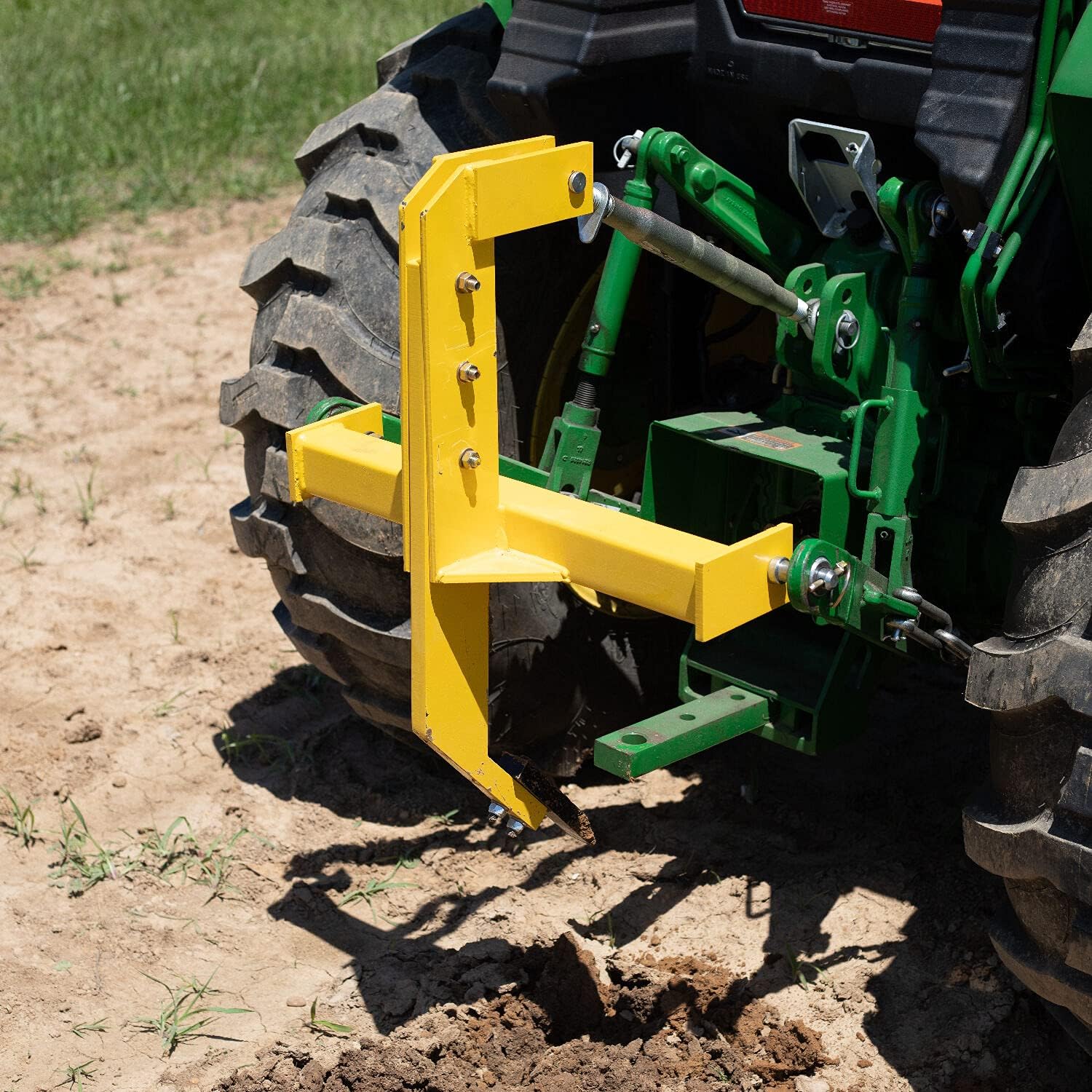 Titan Attachments 20" Subsoiler Single Tine Ripper, 8.5" x 1.5" Shank Ripper Tooth, Category 1, 3 Point Attachment