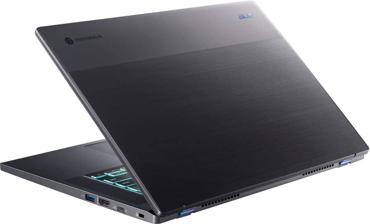 acer 516 Chromebook Plus 16in Quad HD+ LCD 12-Core Intel i5 up to 4.4GHz 8GB DDR4 Ram 256GB SSD RBG Backlit Keyboard Iris Xe Graphics Chrome OS (CBG516 - Renewed), Metallic Silver
