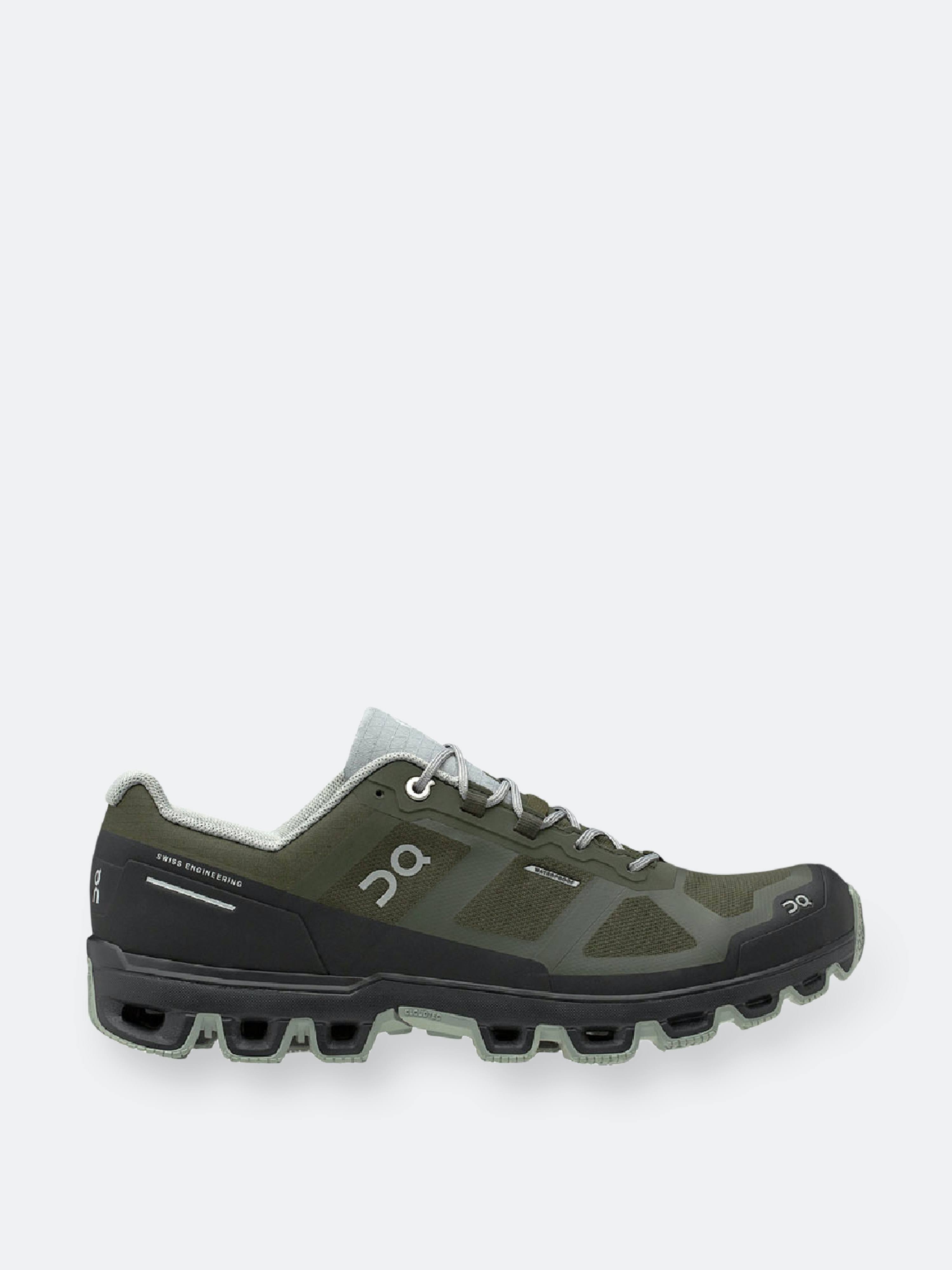 on Running Men&s Cloudventure Waterproof Fir/Lunar / 9.5