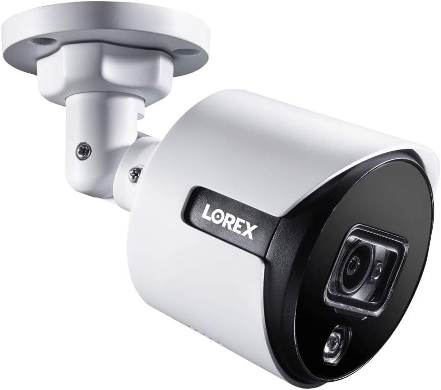 Lorex 4K Ultra HD Security System with 8-Channel DVR and Eight 4K (8MP) Active Deterrence Cameras Featuring Smart Motion Detection and Smart Home Voice Control