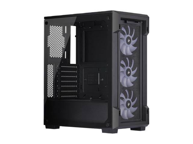 CORSAIR - iCUE 220T RGB Airflow ATX Mid-Tower Smart Case - Black