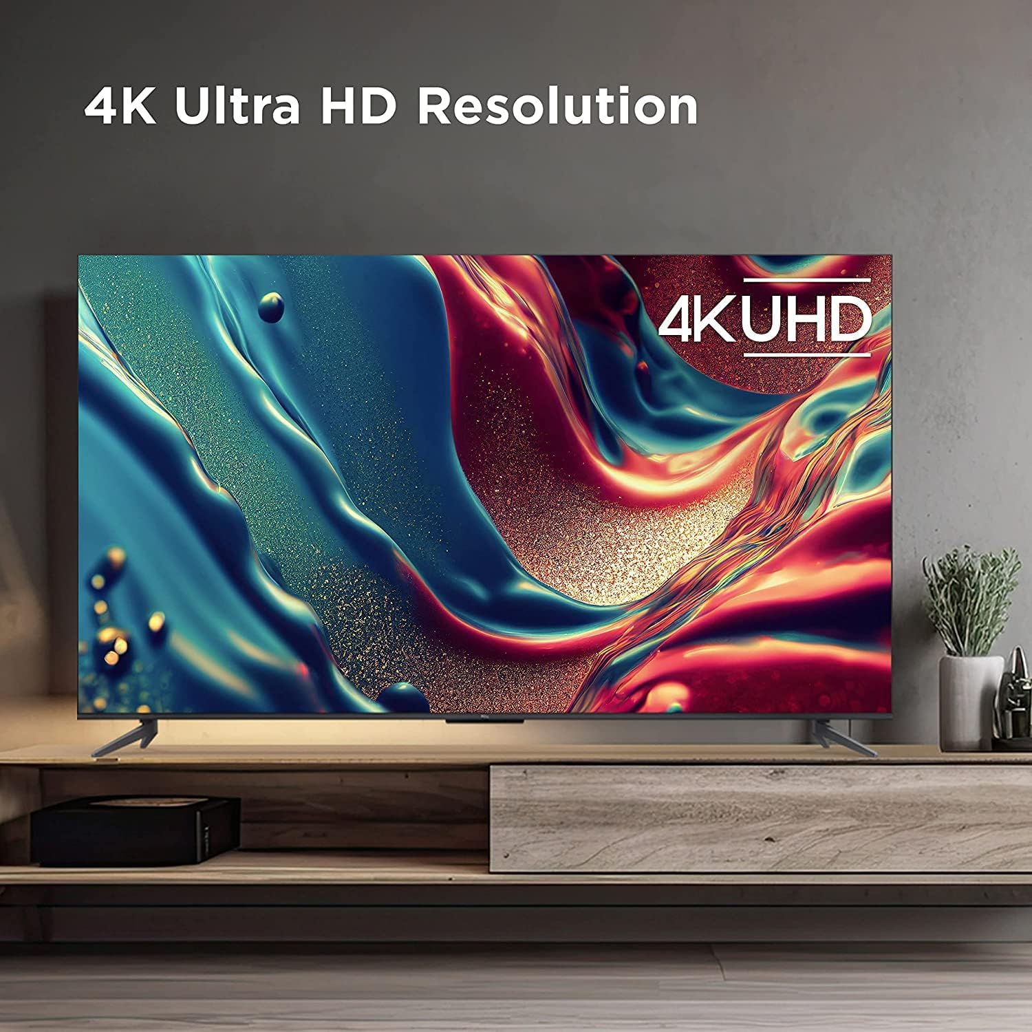 TCL 65-Inch Class 4-Series 4K UHD HDR Smart Roku TV WiFi Works with Siri Alexa and Google Assistant 65S451 (Renewed)