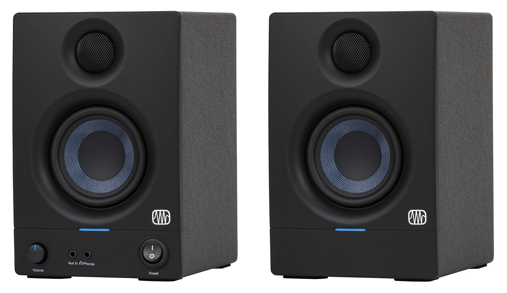 (2) Presonus Eris 3.5 2nd Gen 3.5" Studio Monitors Speakers+Recording Microphone