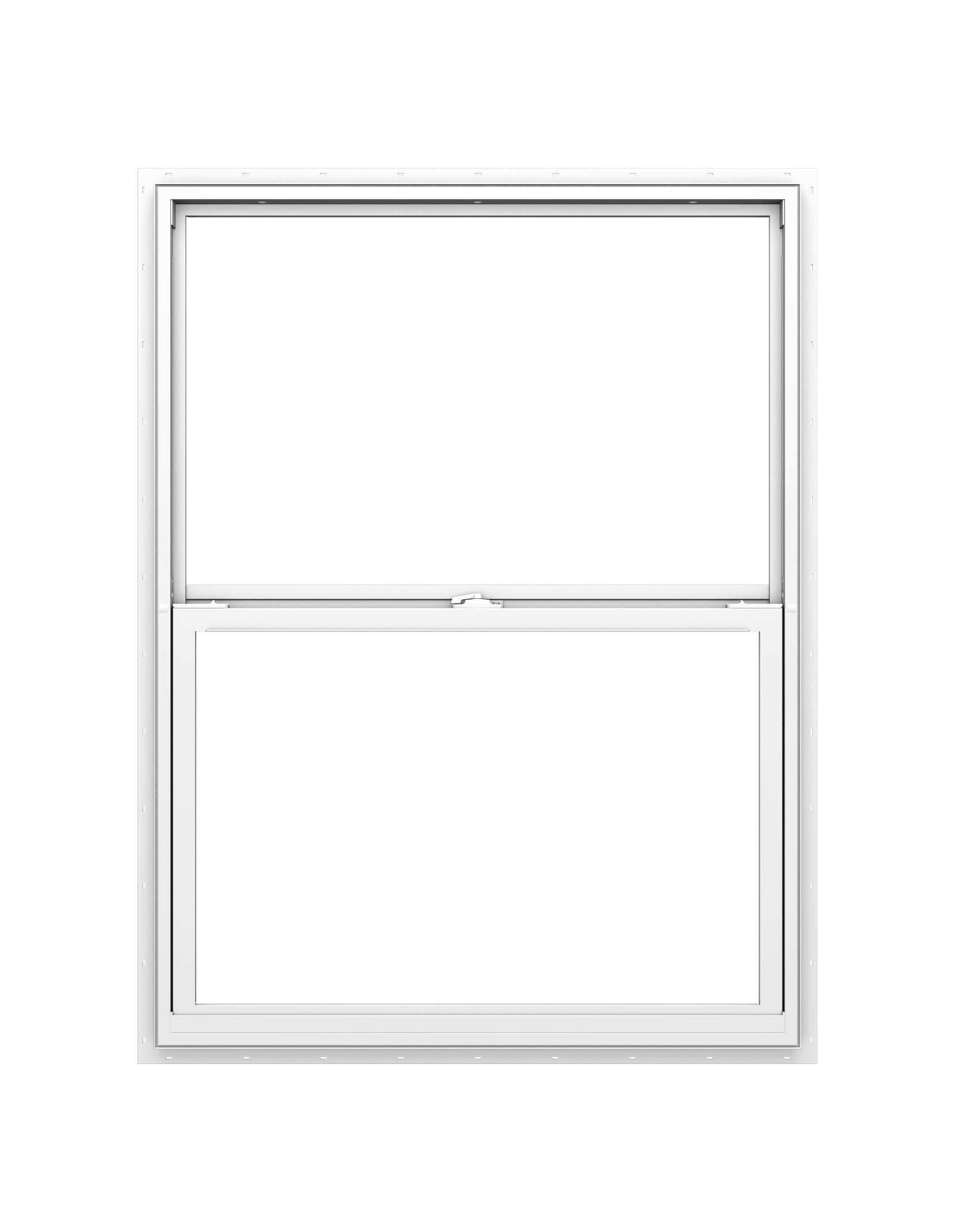 Pella Vinyl Double pane Annealed New Construction Single Hung Window