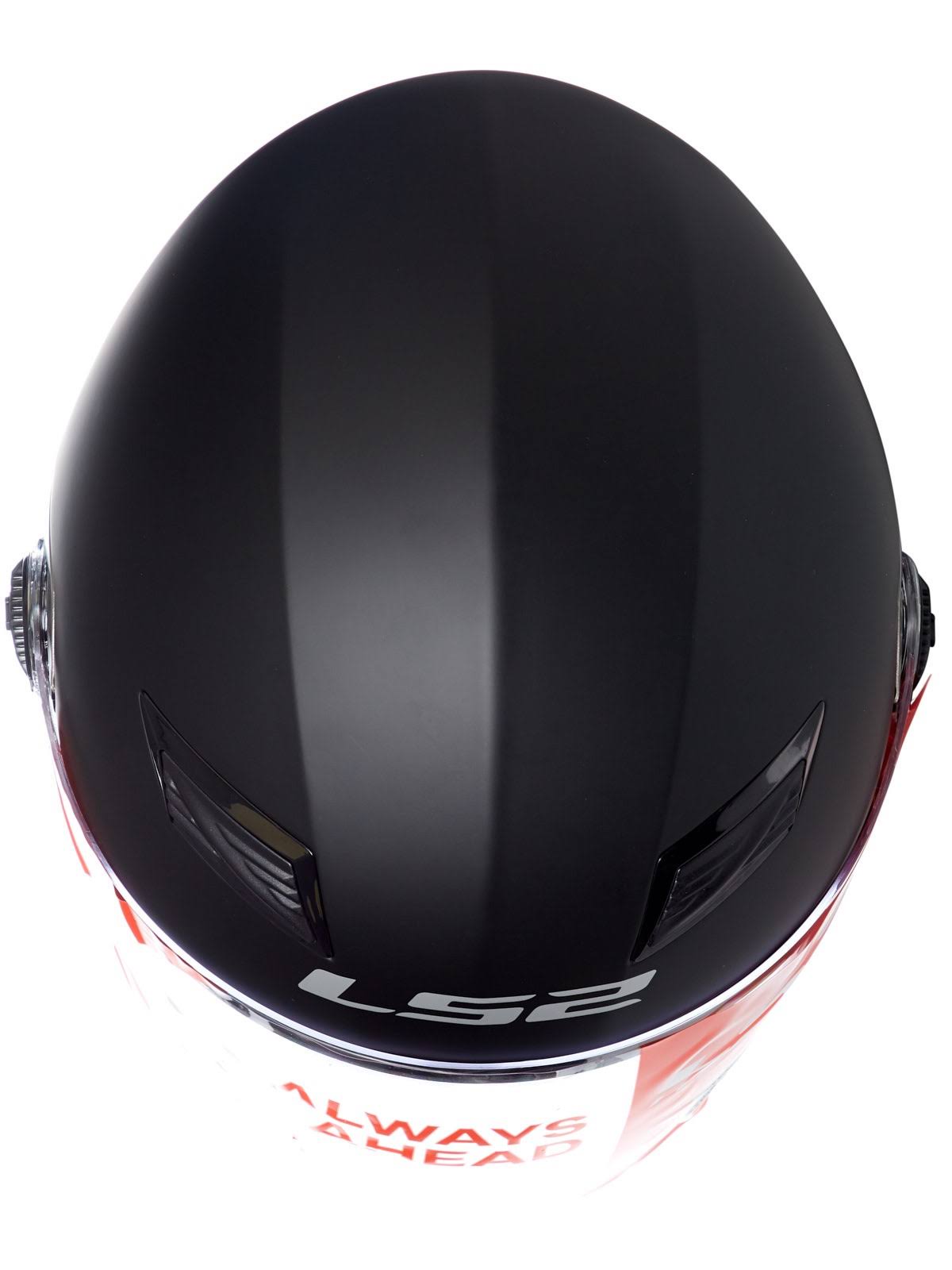 LS2 OF569 Track Jet Helmet, Black, Size XL