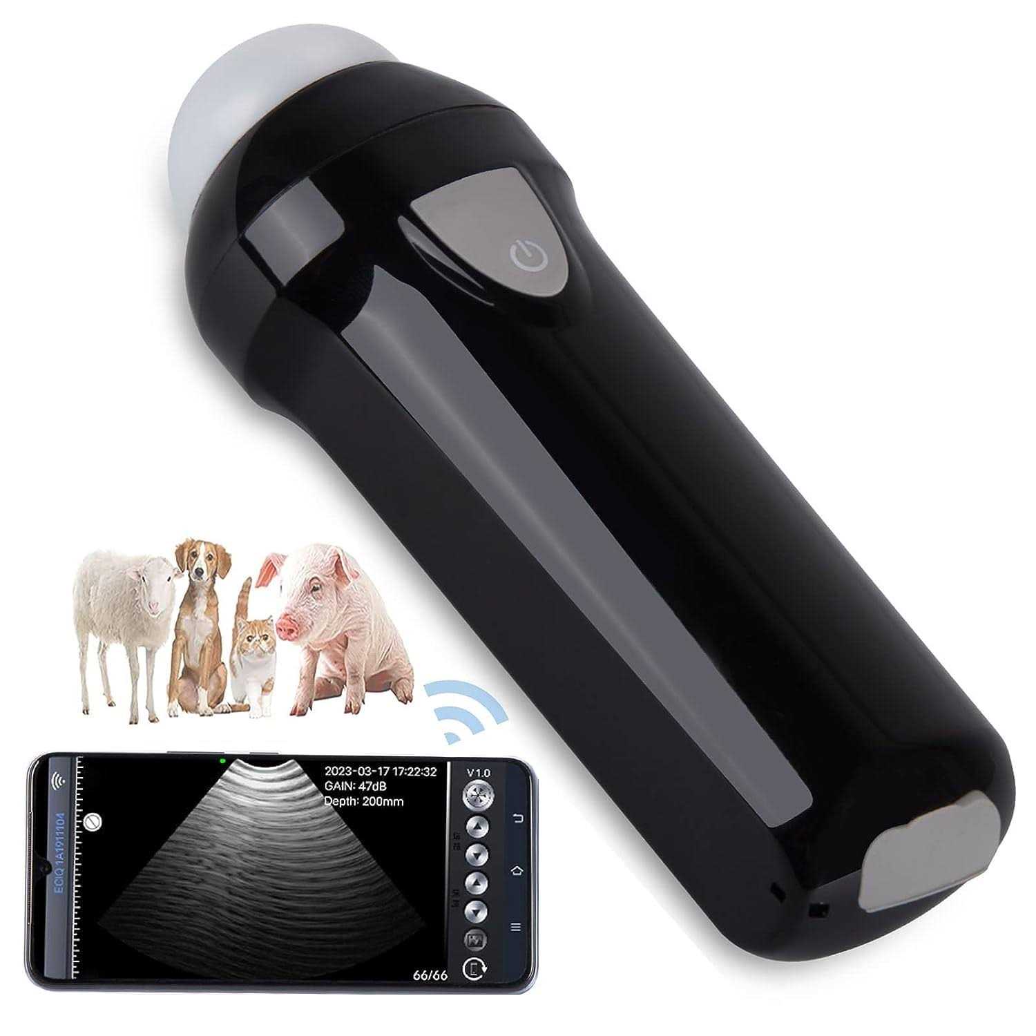 GOYOJO Wireless Veterinary Ultrasound Scanner for Cow Portable Ultrasound Scanner Veterinary Pregnancy - Pet Supplies online store