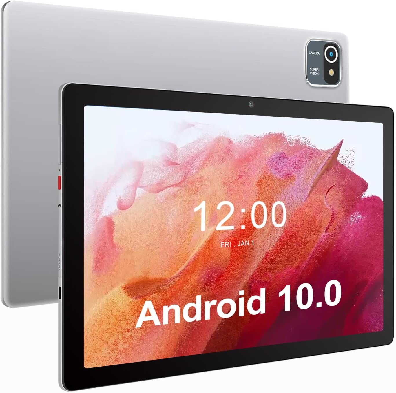 Anylake Tablet 10 Inch Android 10 Tablets, 2GB RAM 32GB ROM, 6000mAh Battery Quad Core IPS HD Touchscreen Tablets PC Gray