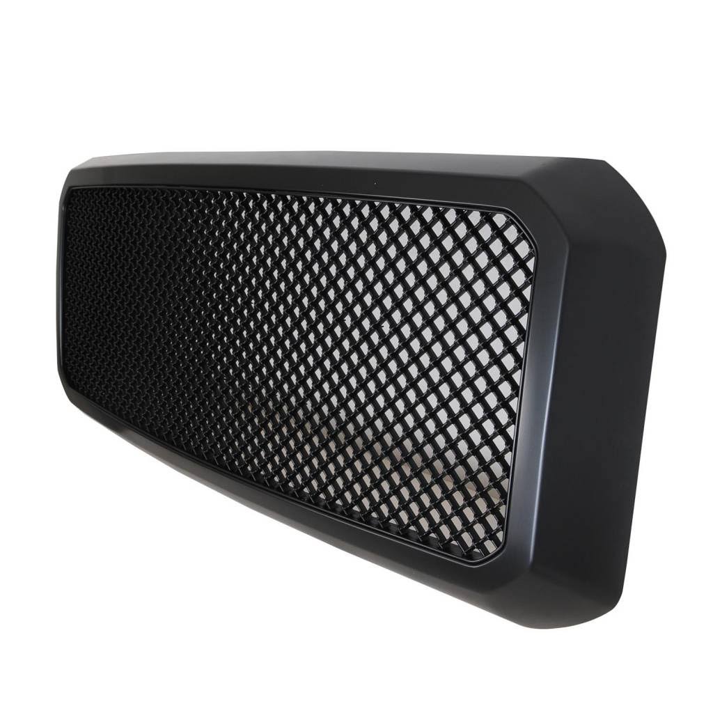 EAG 1FSAG01 Mesh Front Hood Grille ABS Replacement Upper Full Grill Fit for 11-16 Ford F250/F350 Super Duty
