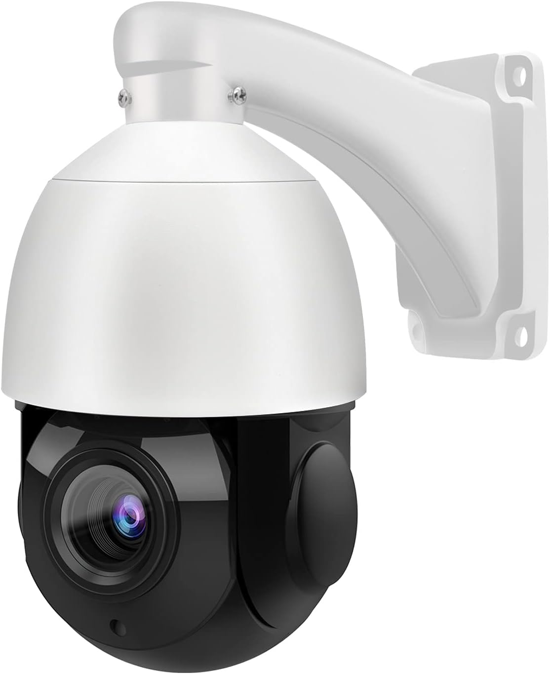 Outdoor 8MP PTZ PoE IP Camera Speed Dome, Pan Tilt 18xOptical Zoom 30x Digital Zoom with 165ft IR Night Vision, Motion Detect,WDR,IP66,PTZ IP Camera, Compatible for Hikvision(4818X-IZ)