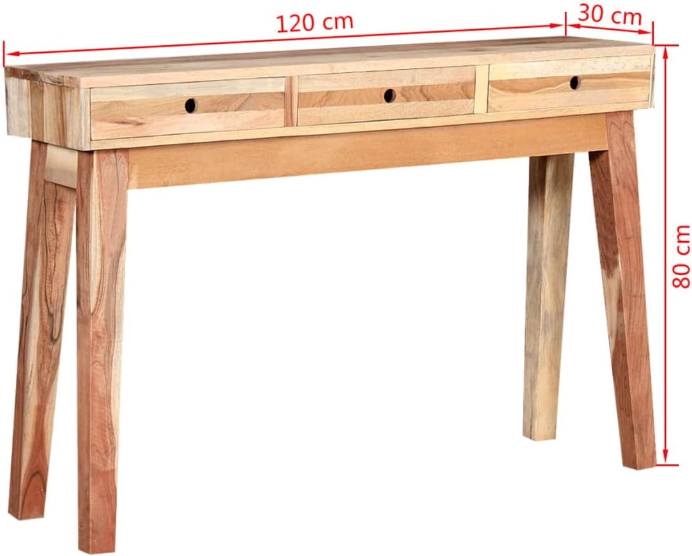 vidaXL Console Table Solid Reclaimed Wood