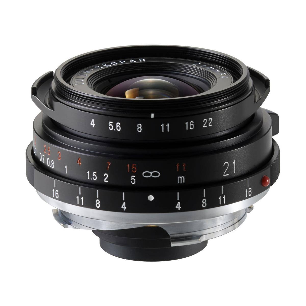 Voigtlander Color-Skopar 21mm f/4.0 Pancake Lens, Black BA211P