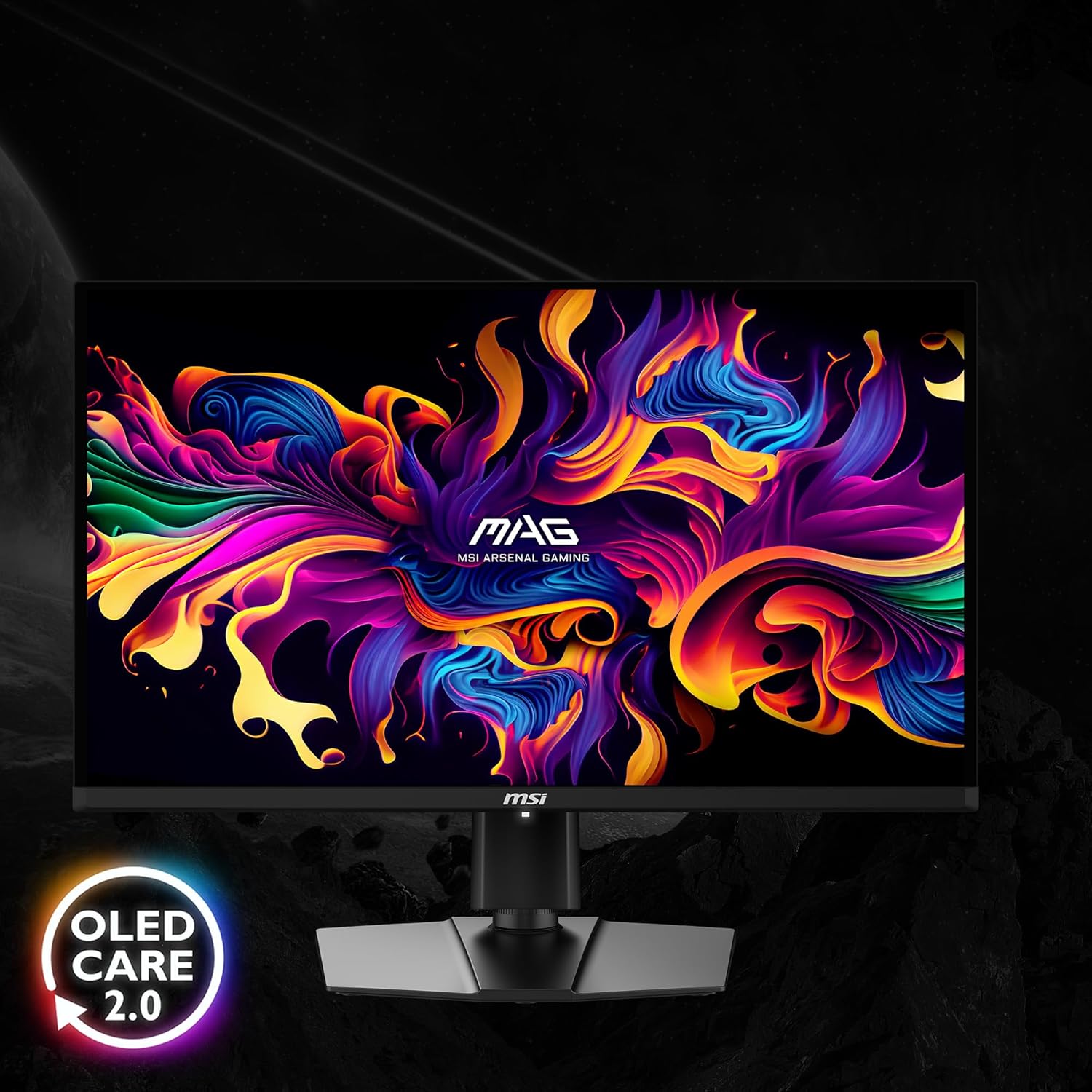 MSI MAG 321UPX QD-OLED, 32" 4K UHD Quantum Dot OLED Gaming Monitor, 3840 x 2160, 0.03ms, 240Hz, True Black HDR 400, 90W USB Type C, HDMI, DP Port