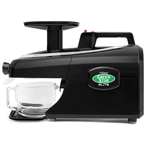 Tribest GSE-5000R-B Green Star Elite Jumbo Twin Gear Cold Press Juice Extractor