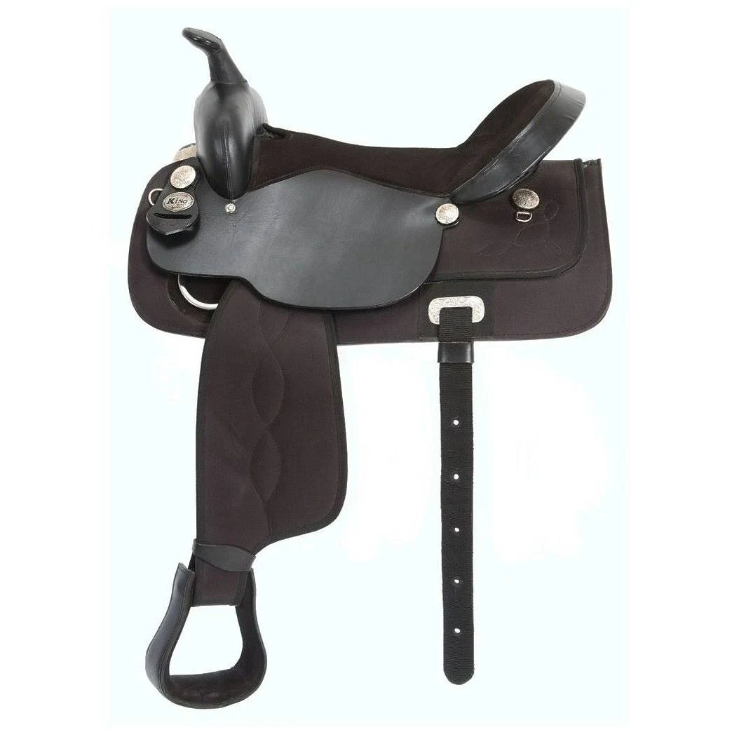King Series Krypton Western Youth Saddle, Pink