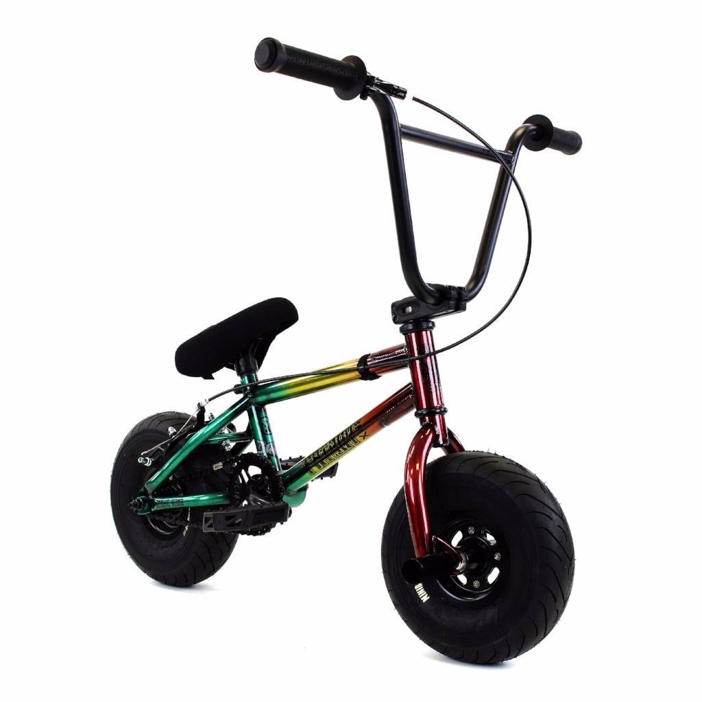 Fatboy Mini BMX Bicycle Freestyle Bike Fat Tires, Rasta Assault