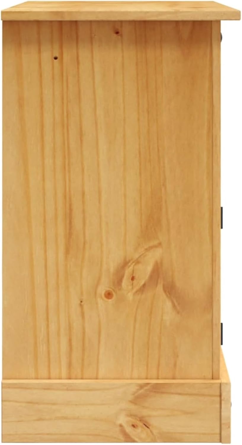 TV Stand Mexican Pine Corona 31.5"x16.9"x30.7" Television Stands Modern Entertainment Center TV Entertainment Center TV Stands for Living Room
