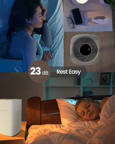 Airversa HomeKit Air Purifier over Thread Works with Apple Home(Apple Home Hub Required) 3-Stage H13 True HEPA Smart Air Cleaner 1000 sq.ft Purelle AP2